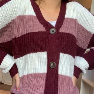 Long sleeved Cardigan Sweater